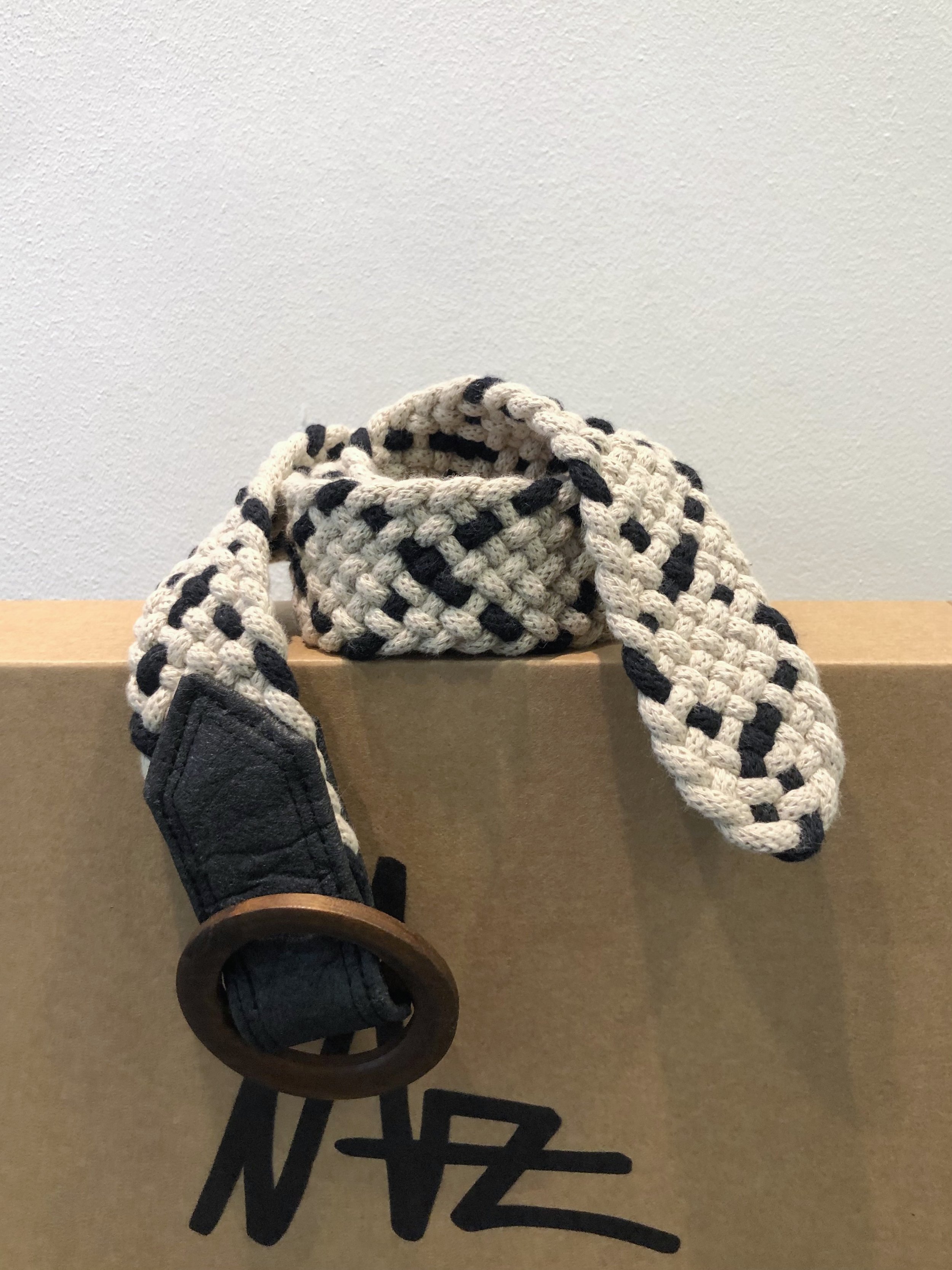 Braided belt (Beige and one Black)