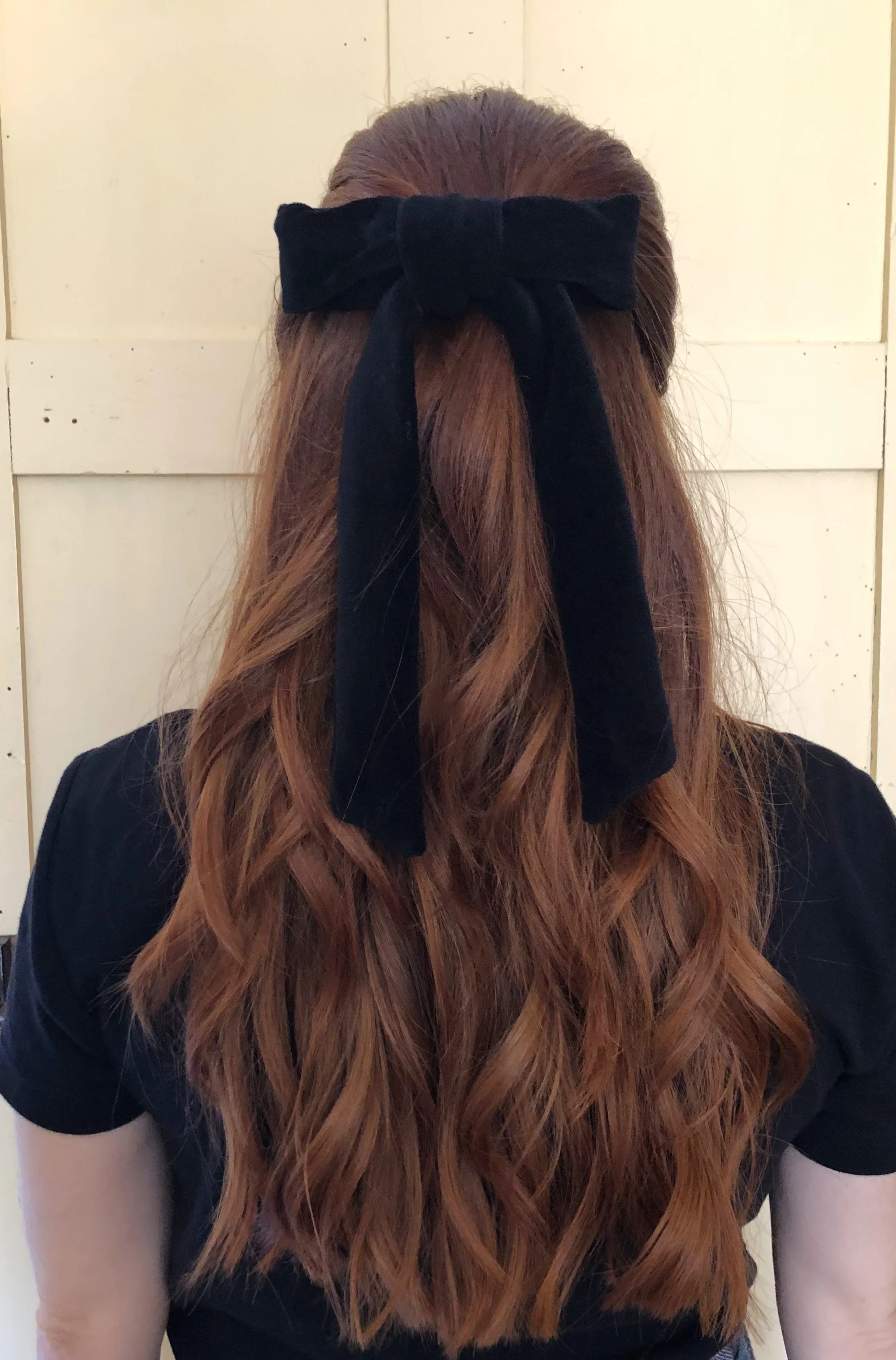 AURORA (hand-made velvet bow)