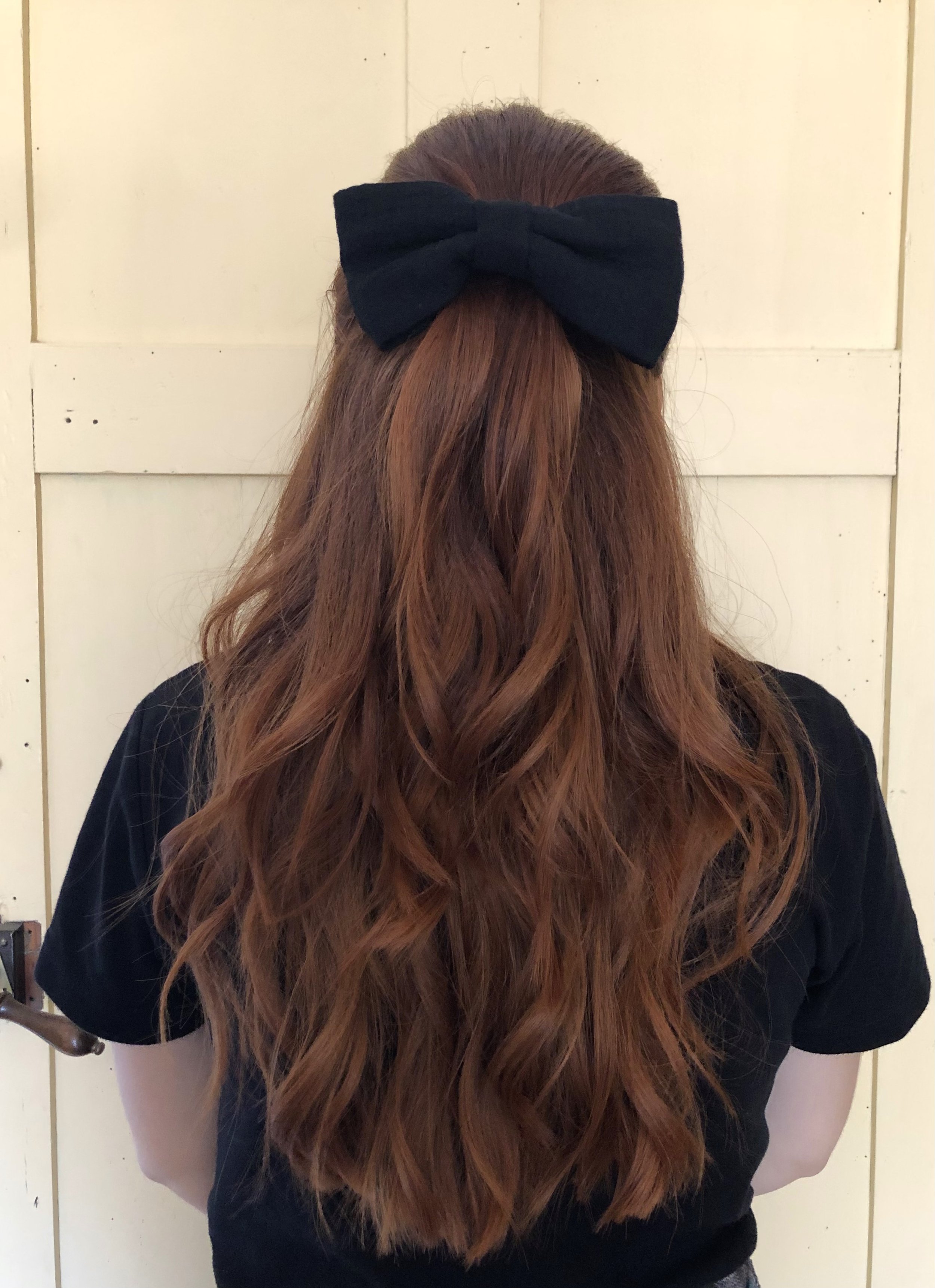 Black bow- Lazo negro algodón GOTS