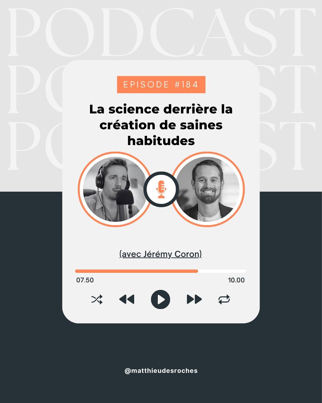 Ce n&rsquo;est jamais facile de changer une habitude. 🧠

Surtout si c&rsquo;est quelque chose qu&rsquo;on fait depuis longtemps (et que c&rsquo;est solidement ancr&eacute;).

&hellip;Mais apprendre &agrave; mieux s&rsquo;organiser et g&eacute;rer so