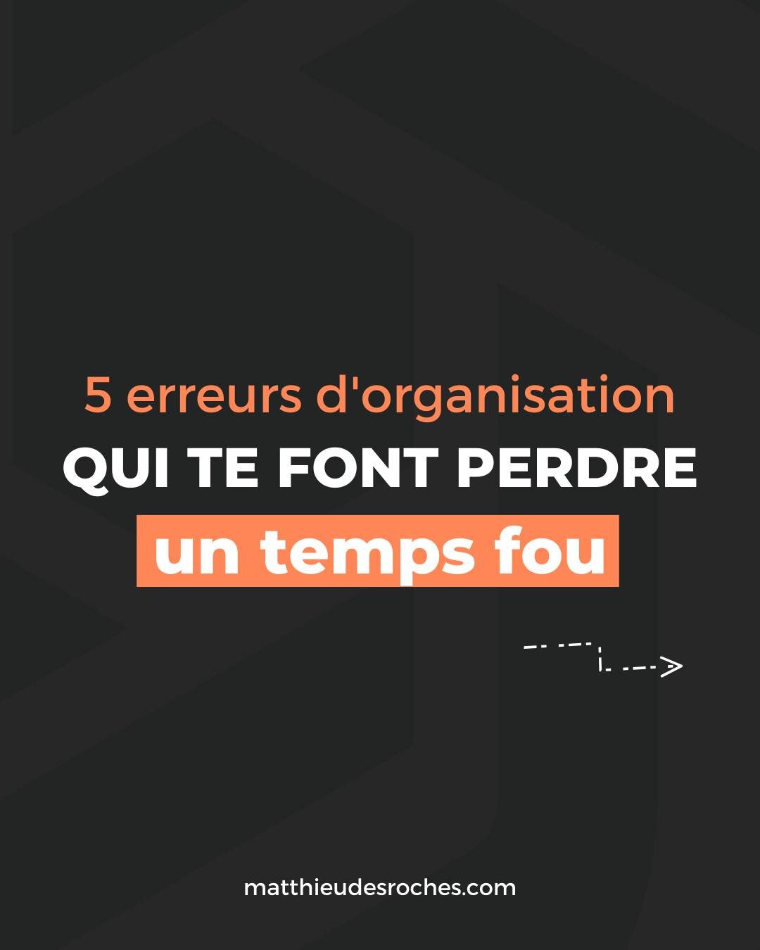 Il y a un vrai potentiel d&rsquo;&ecirc;tre plus productif et gagner du temps quand on apprend &agrave; bien s&rsquo;organiser. 🚀

L&rsquo;organisation ne r&egrave;gle pas tous les probl&egrave;mes, c&rsquo;est vrai. 

Mais c&rsquo;est un v&eacute;r