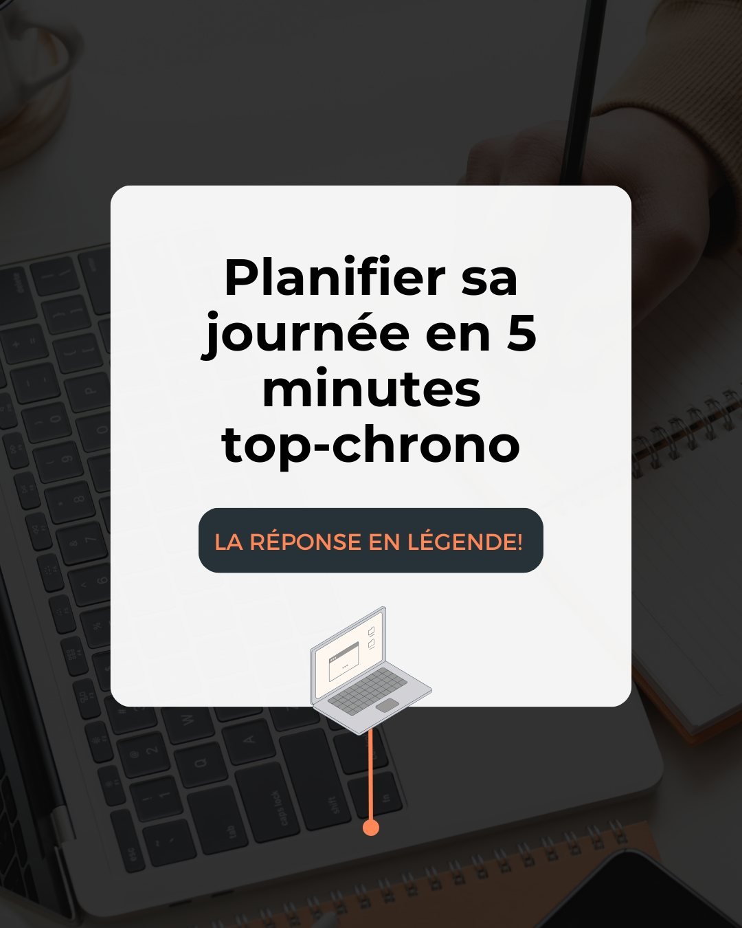Tu manques de temps pour organiser tes journ&eacute;es? 📅 Cette semaine sur mon podcast, j'ai partag&eacute; une m&eacute;thode express pour planifier tes journ&eacute;es en 5 minutes top-chrono.⏱️

Planifier n'a pas besoin d'&ecirc;tre long et comp