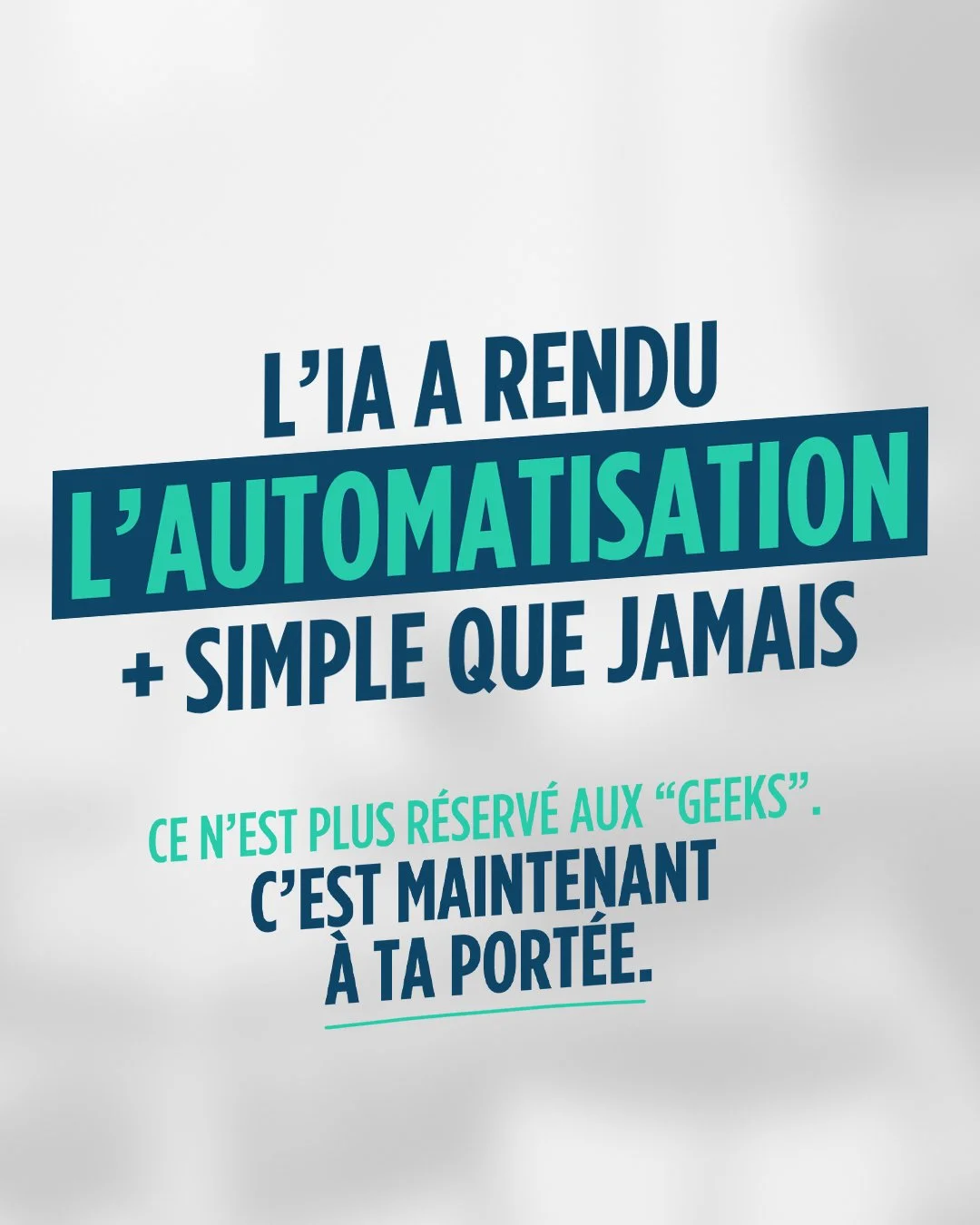 Si tu penses encore que l&rsquo;automatisation, c&rsquo;est trop technique, trop compliqu&eacute; et r&eacute;serv&eacute; uniquement aux &ldquo;geeks&rdquo; de l&rsquo;informatique&hellip; 🤓

Laisse-moi te rassurer: cette &eacute;poque est r&eacute