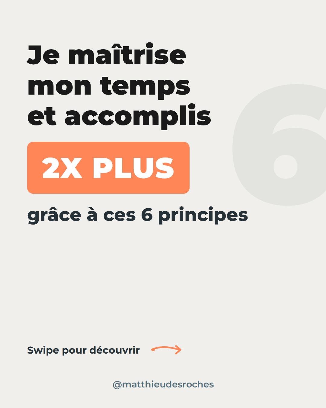 As-tu d&eacute;j&agrave; entendu parler des lois du temps? Des principes extr&ecirc;mement puissants pour planifier tes journ&eacute;es et g&eacute;rer tes priorit&eacute;s. 

Personnellement, je les utilises quotidiennement et &ccedil;a aide vraimen