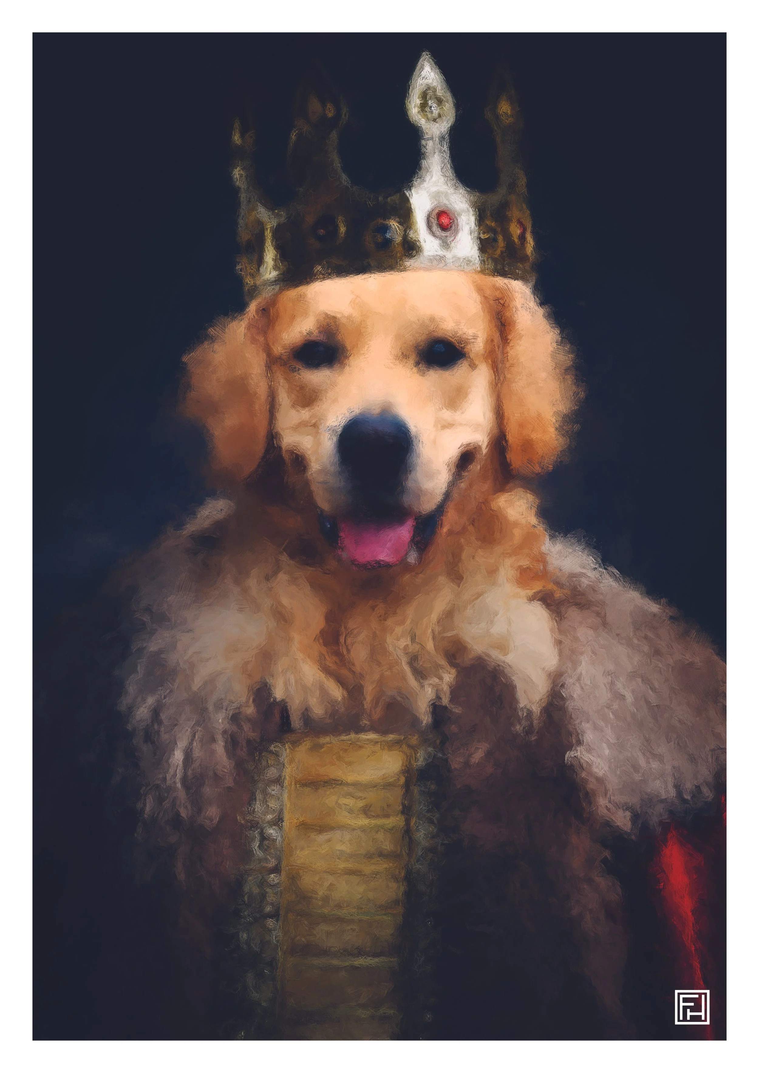 Animal Heads_Posters_Golden Retreiver.jpg