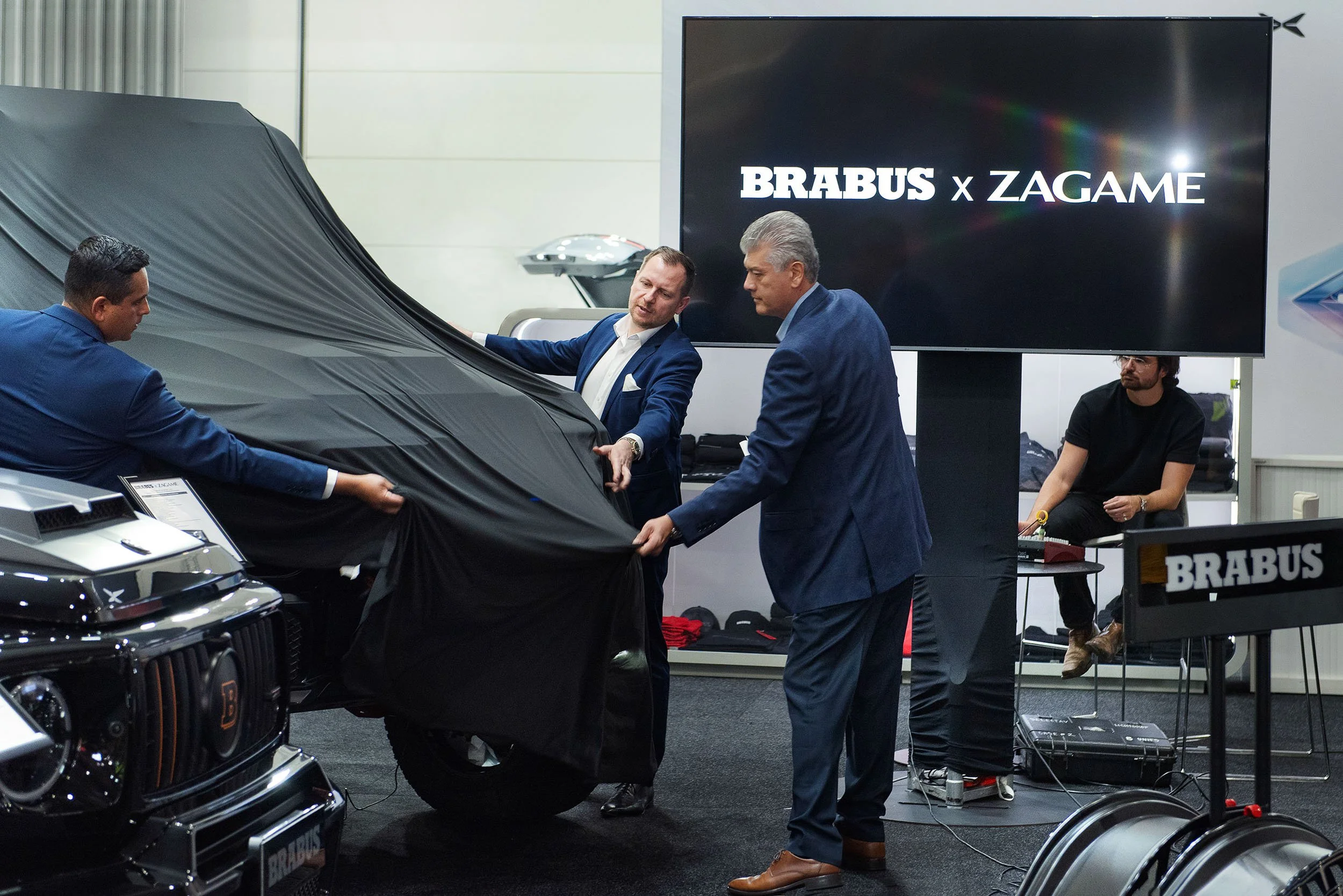 Vehicle unveiling at an exhibition event at MCEC Melbourne