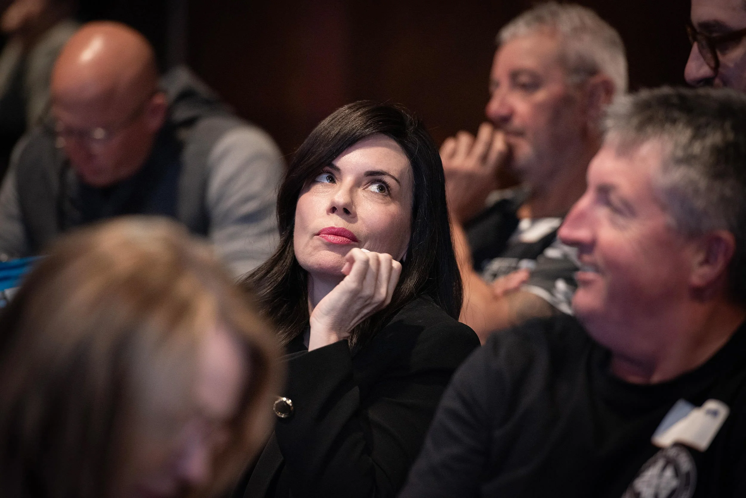 An Attentive Conference Audience