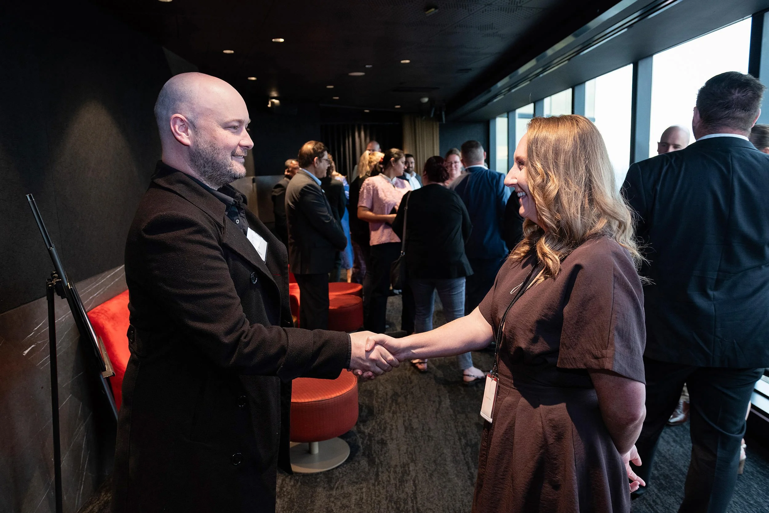 Meeting Guests at Eureka 89