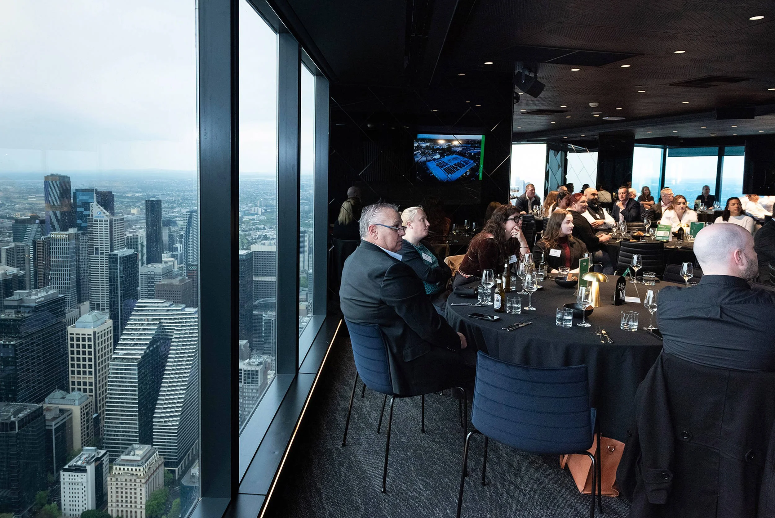 Corporate Lunch Above Melbourne