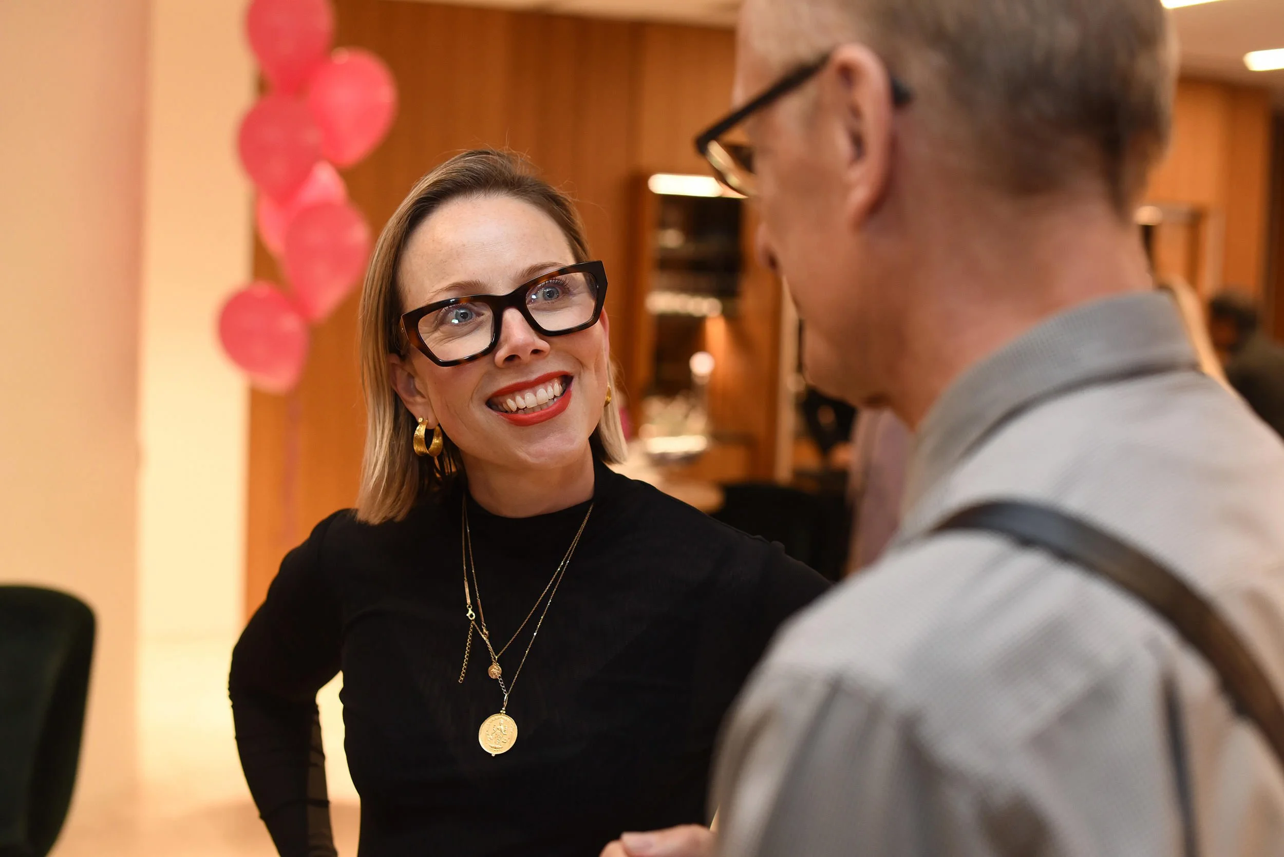 Conversation at the WALTA Event
