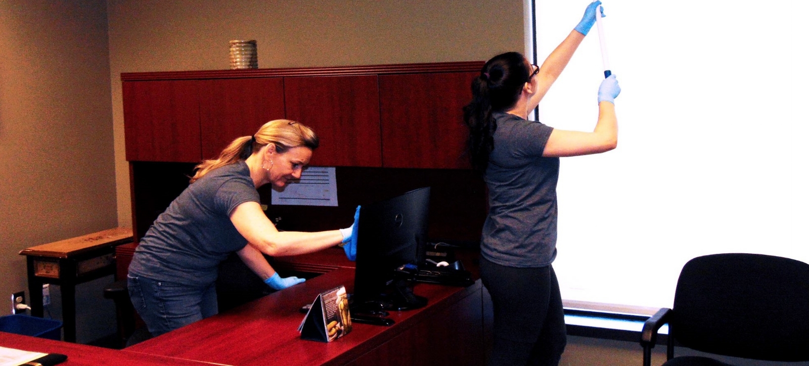 some of our office care technicians here at Kitchener Clean!