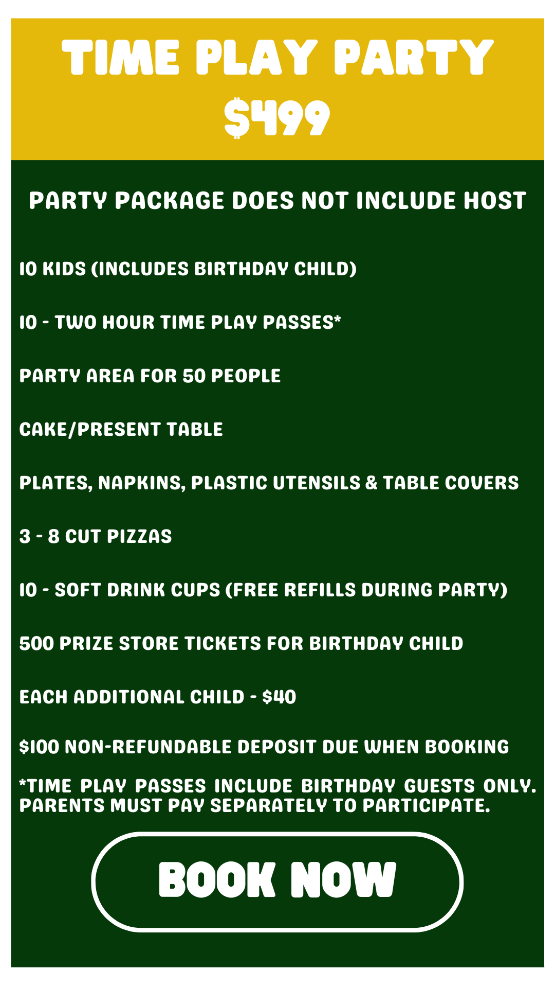 Birthday Parties — Fun Fore All Family Fun Park