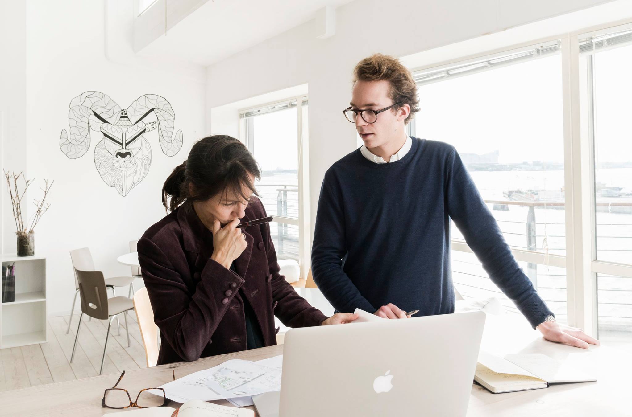 Architect and owner of lobo lab. arkitektur Leslie Ann Lorimer & Associate Architect Vitus Karsten Bjerre