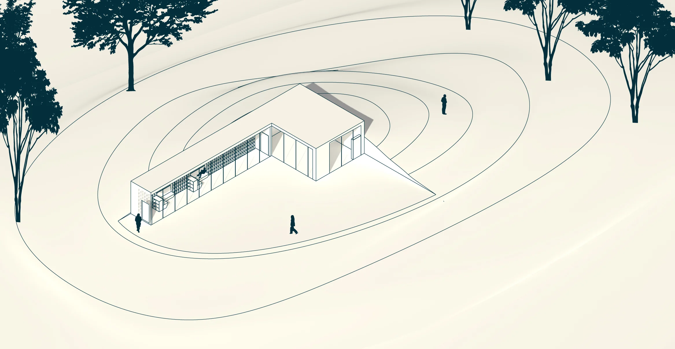 Library & auditorium