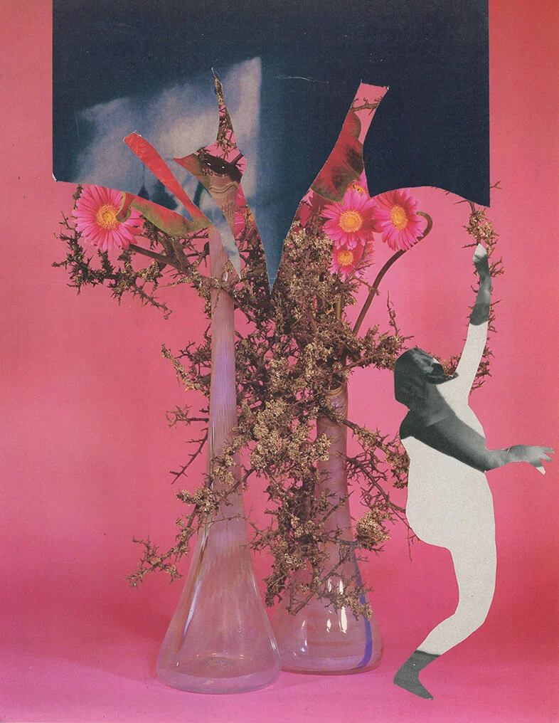‘Keep on Dancing III, collage on paper, 21 x 29cm, 2020