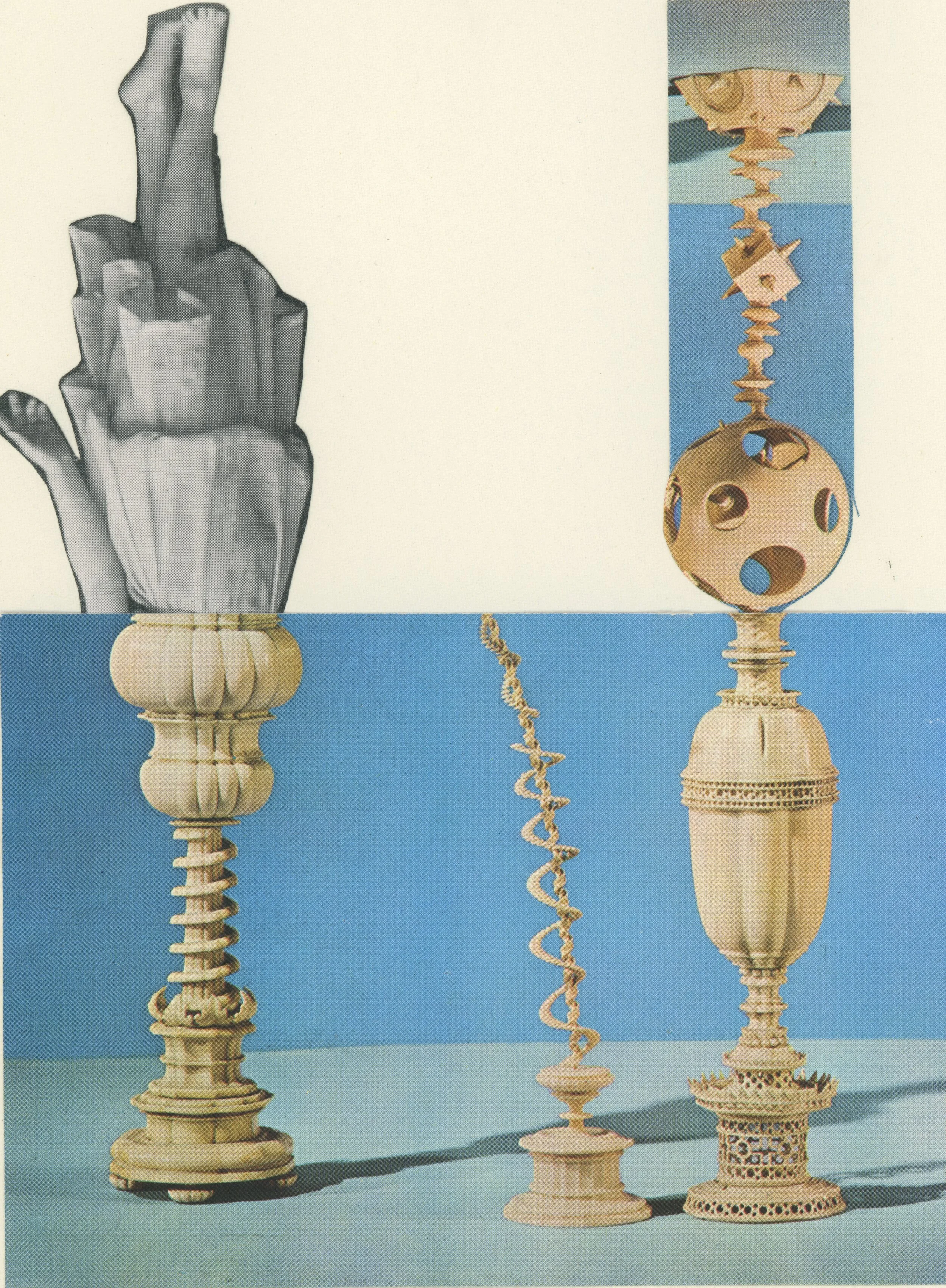 'Still Dancing I', collage on paper, 21 x 29 cm, 2021