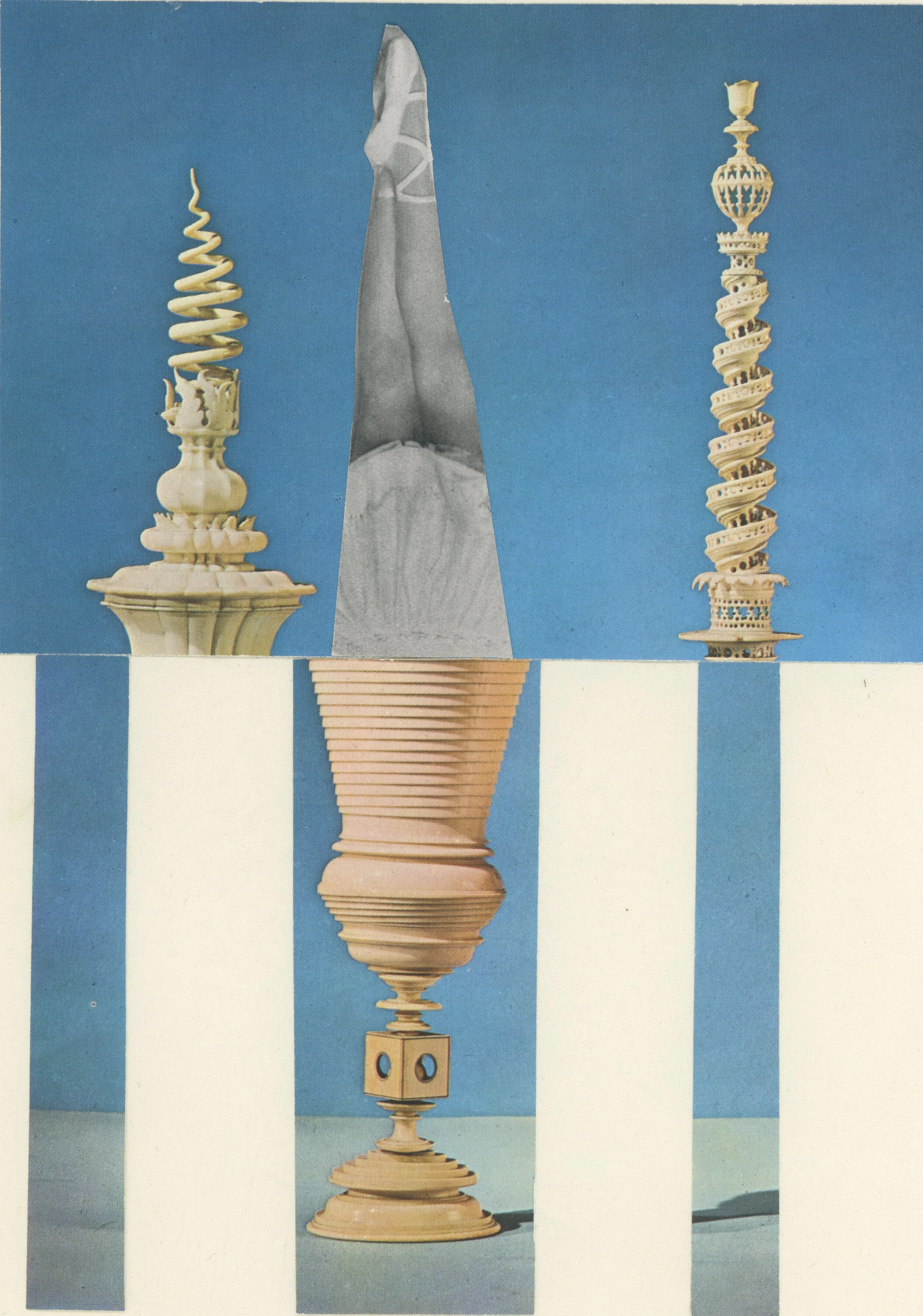 'Still Dancing II', collage on paper, 21 x 29 cm, 2021