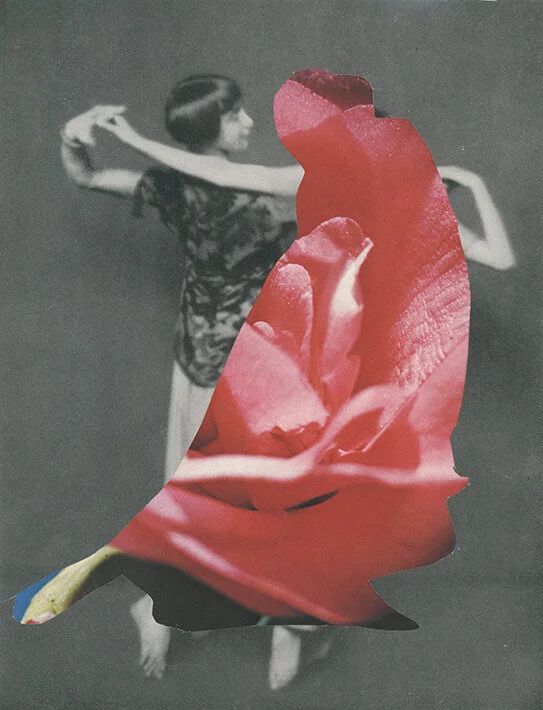 'Womens Day I', collage on paper, 21 x 29 cm, 2021