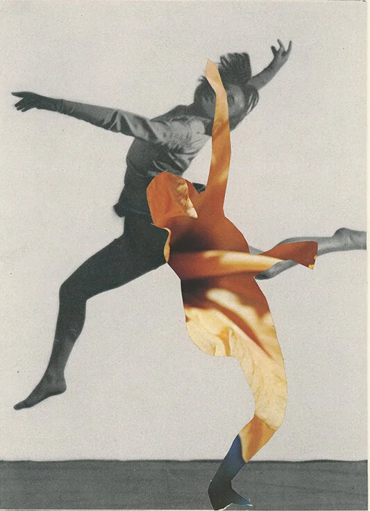 'Womens Day II', collage on paper, 21 x 29 cm, 2021