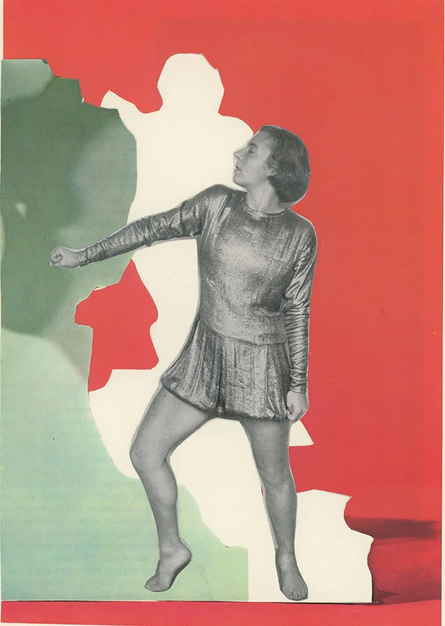 'Womens Day V', collage on paper, 21 x 29 cm, 2021