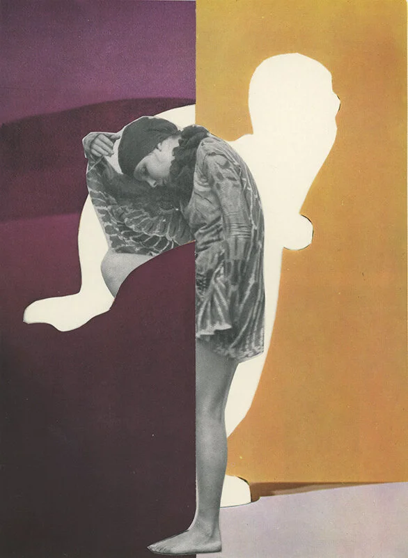 'Womens Day VI', collage on paper, 21 x 29 cm, 2021