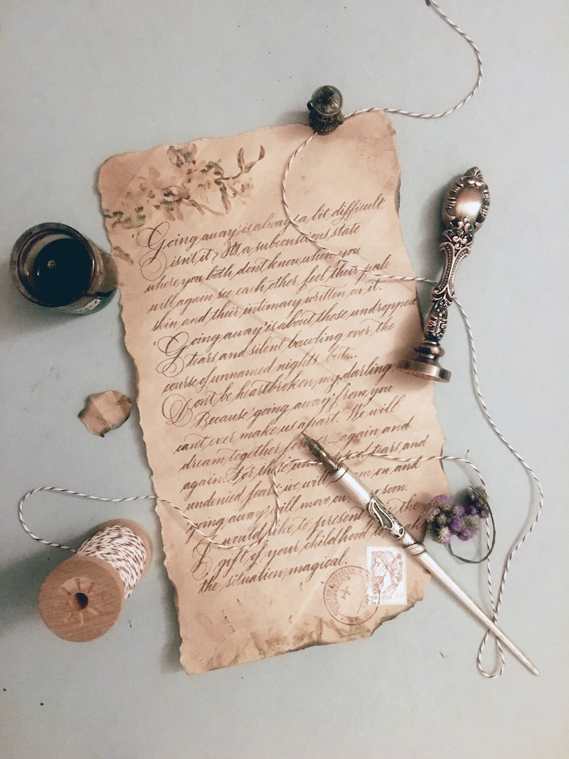 Buy a victorian-style personalised letter for a handmade Valentine's ...