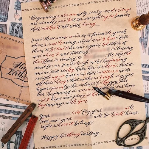 The Scratchy Nib Calligraphy By Juhi Chitra Images, Photos, Reviews