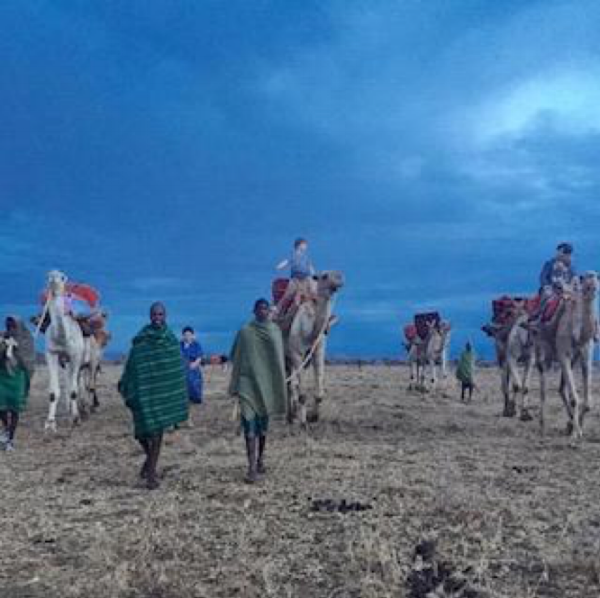 Evening Family Camel Ride
