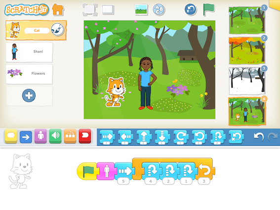 Copy of SCRATCH Jr. - Programando uma História