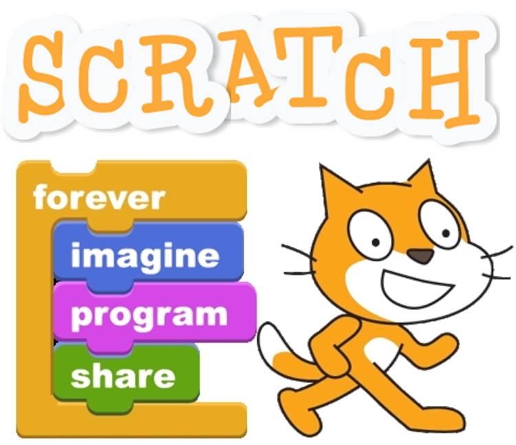 A plataforma SCRATCH para ensino de programação para crianças.