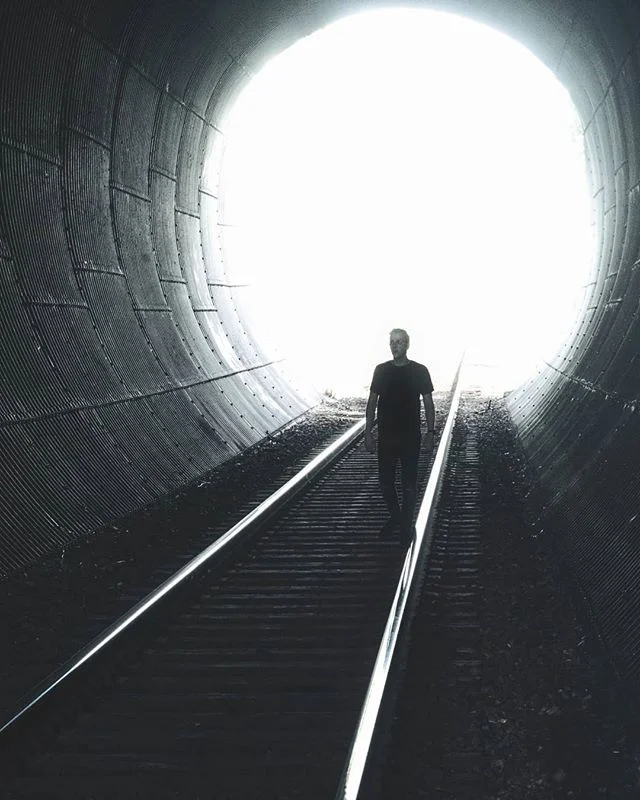 Had a great time shooting in this tunnel until we heard the train horn and @adenace took off and left my camera bag on the tracks 😂