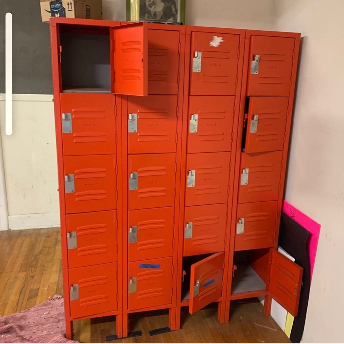Want these cool lockers? We&rsquo;re moving out of our office at spilled milk for financial reasons (don&rsquo;t worry- the business still exists!) and need to sell them. They&rsquo;re super cool and from UT. All offers will be considered. Gotta get 