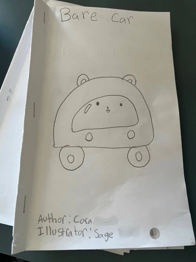 Happy Friday! A couple of 𝐬𝐩𝐢𝐥𝐥𝐞𝐝 𝐦𝐢𝐥𝐤𝐞𝐫𝐬 recently wrote and illustrated this book and dedicated it to one of our favorite local authors, Greg Foley, of the Dex Dingo books 📚 

They &ldquo;mass produced&rdquo; Bare Car (Bear Car) by ma