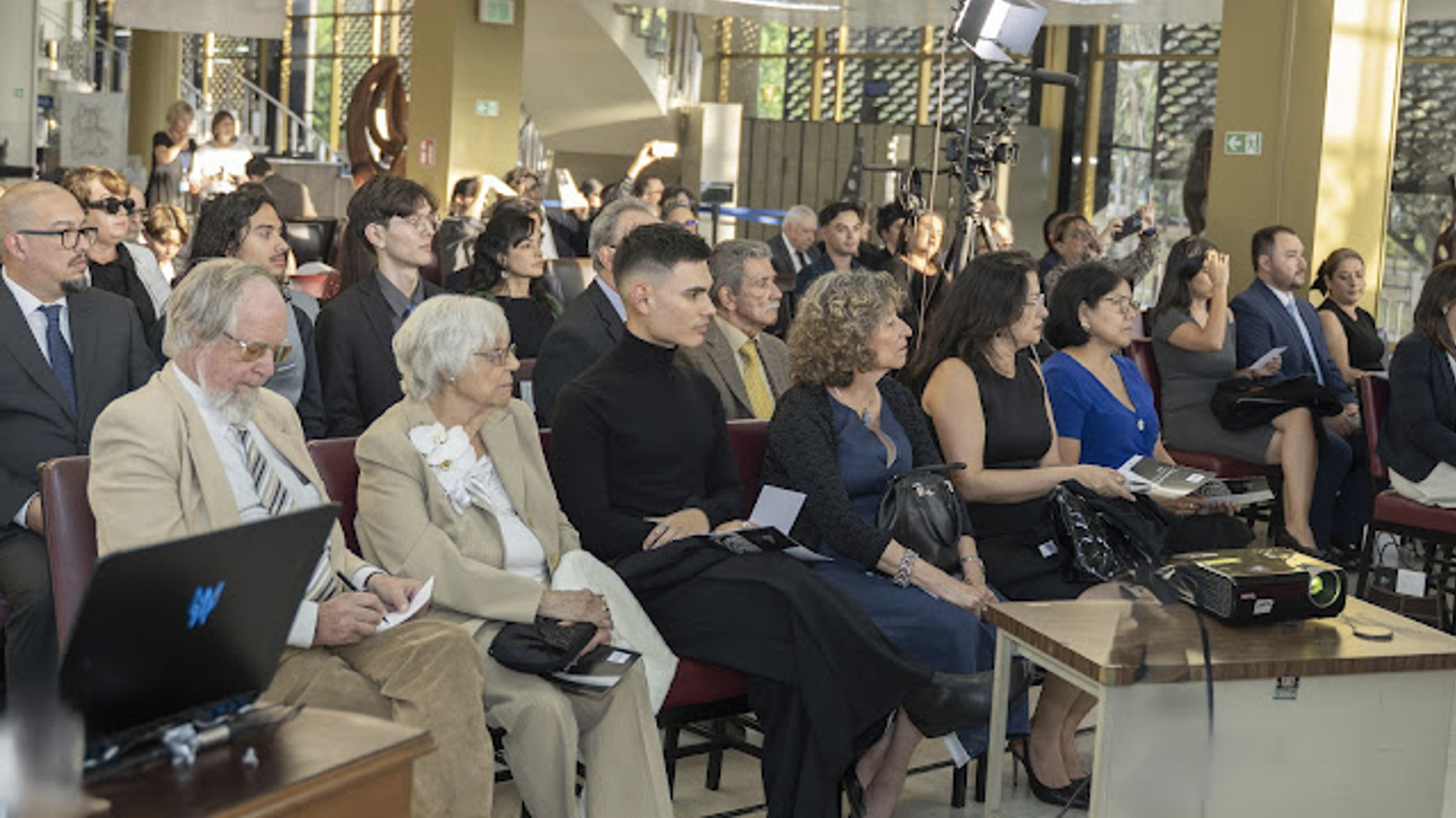  General view of those attending the awards ceremony at the National Library. Photo: Juan Carlos Fonseca 