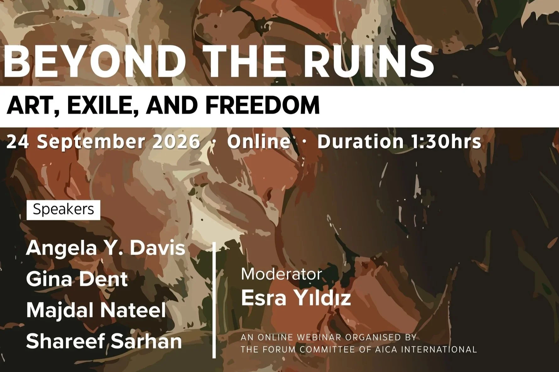 WEBINAR: Beyond the Ruins: Art, Exile, and Freedom