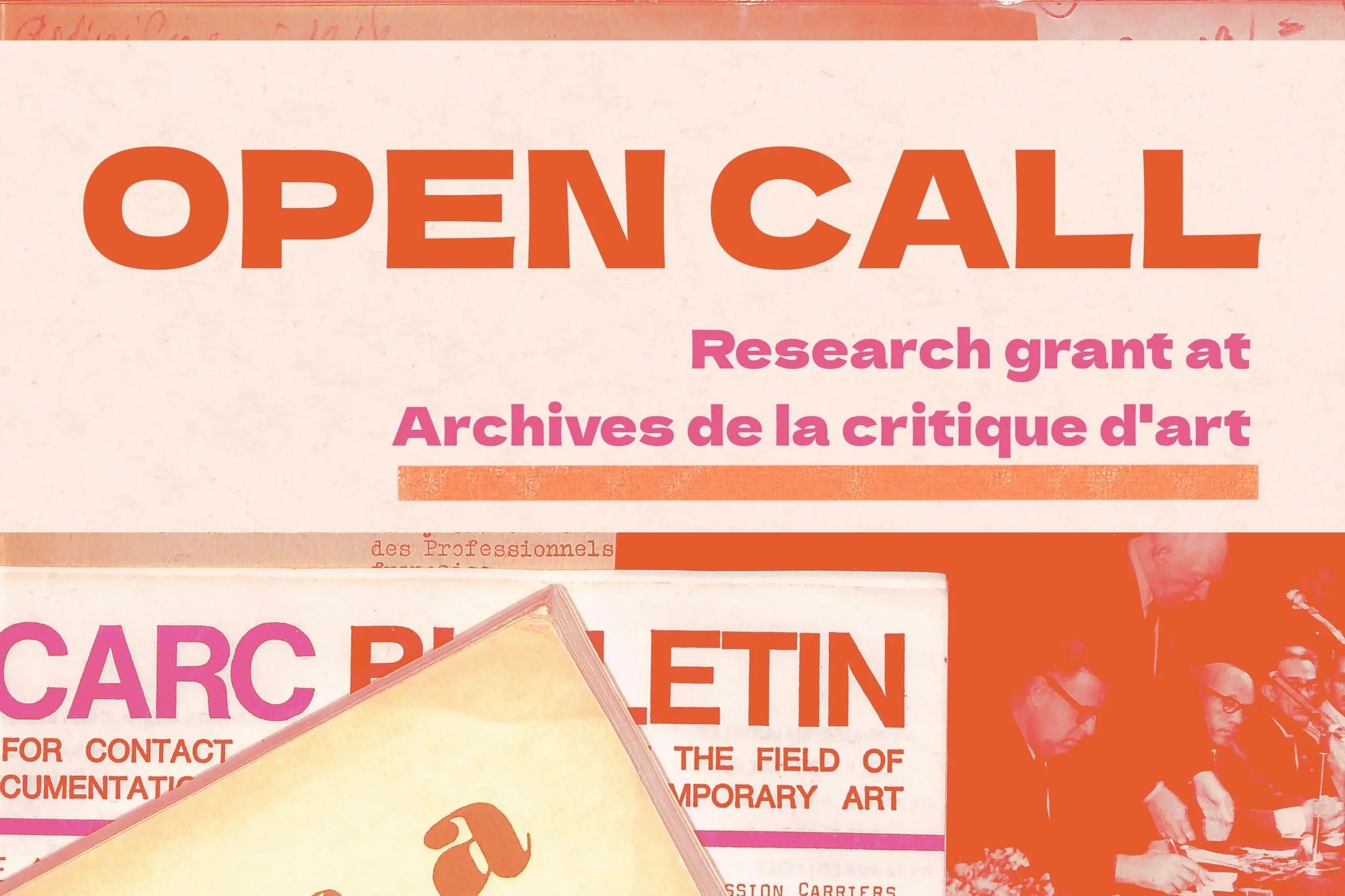 Call for applications: Research grant at the Archives de la critique d'art (1st semester 2027)