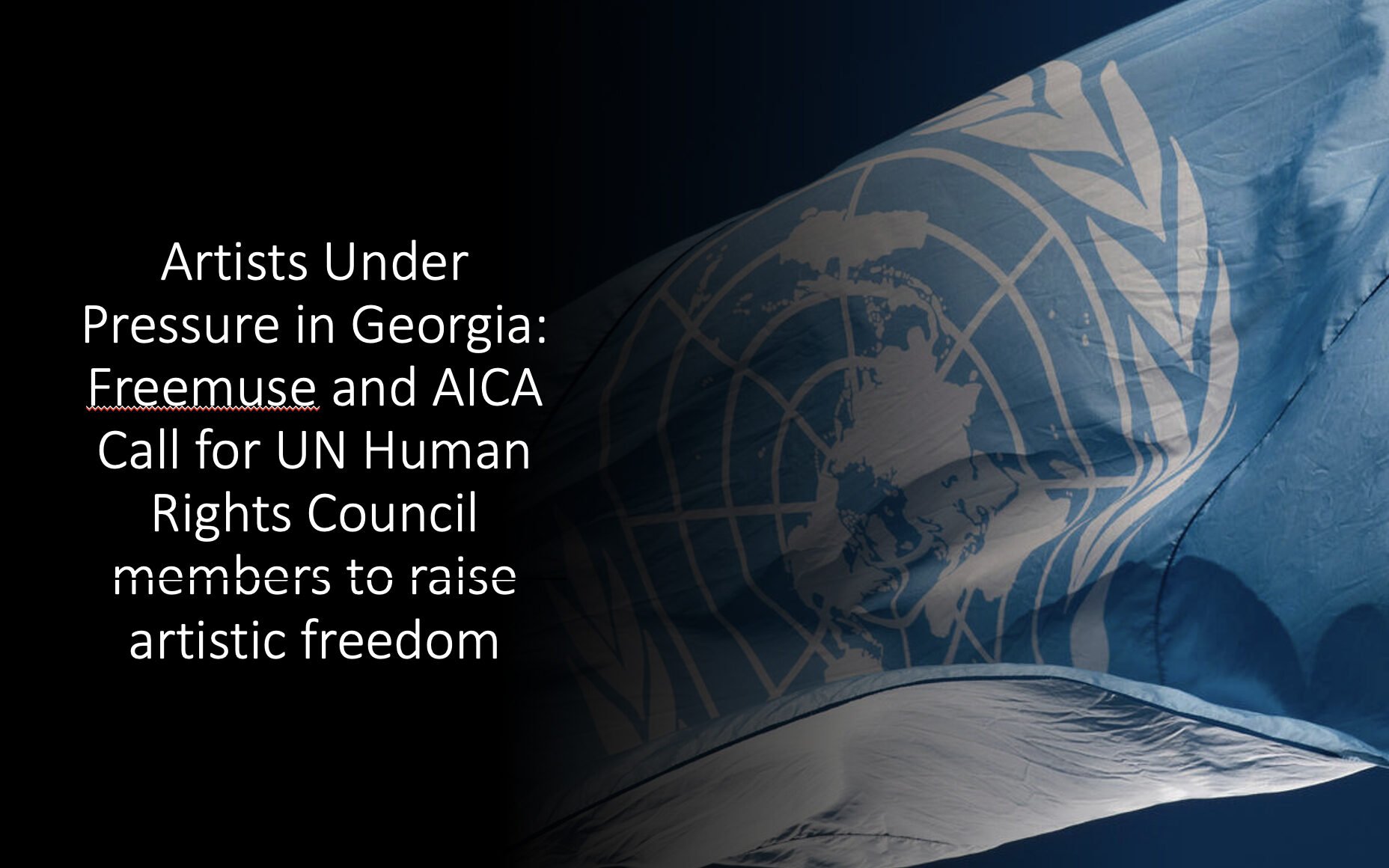 Artists Under Pressure in Georgia: Freemuse and AICA Call for UN Human Rights Council members to raise artistic freedom