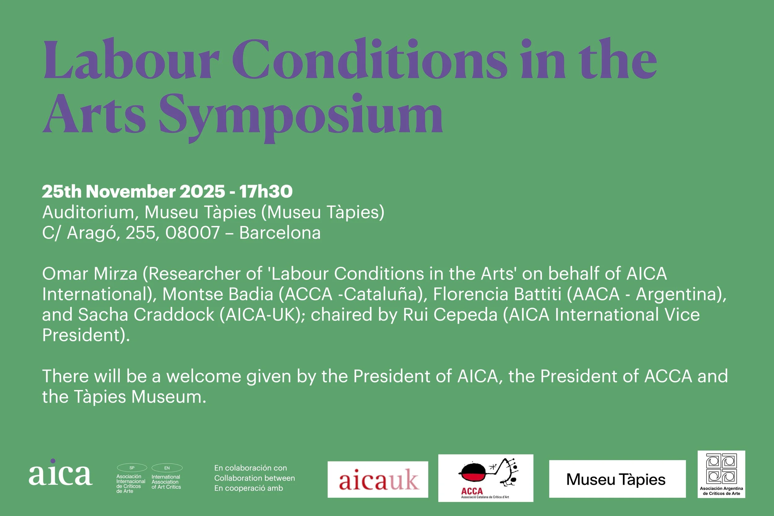 SYMPOSIUM: Labour Conditions in the Arts 