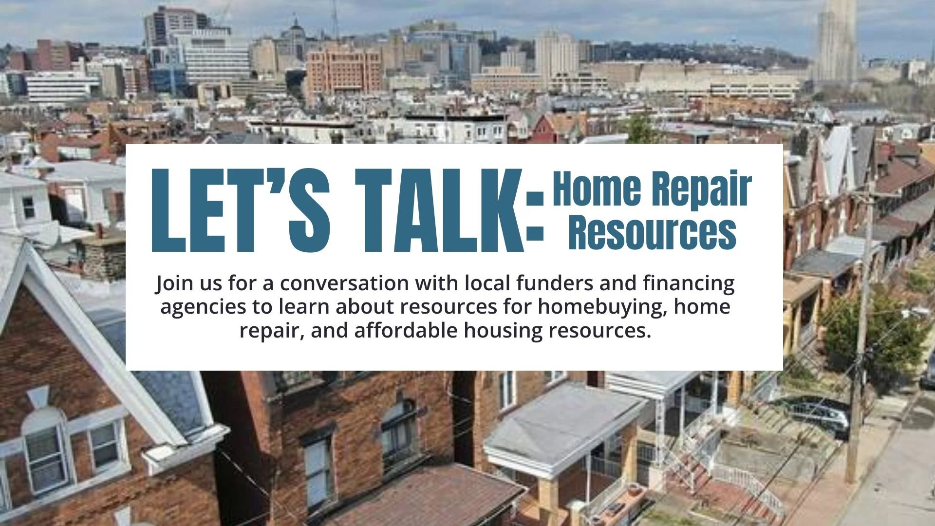Lets Talk: Home Repair Resources