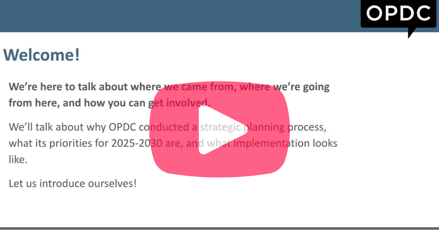 MEETING UPDATE: Let's Talk: OPDC 2025-2030 Strategic Plan — Oakland ...