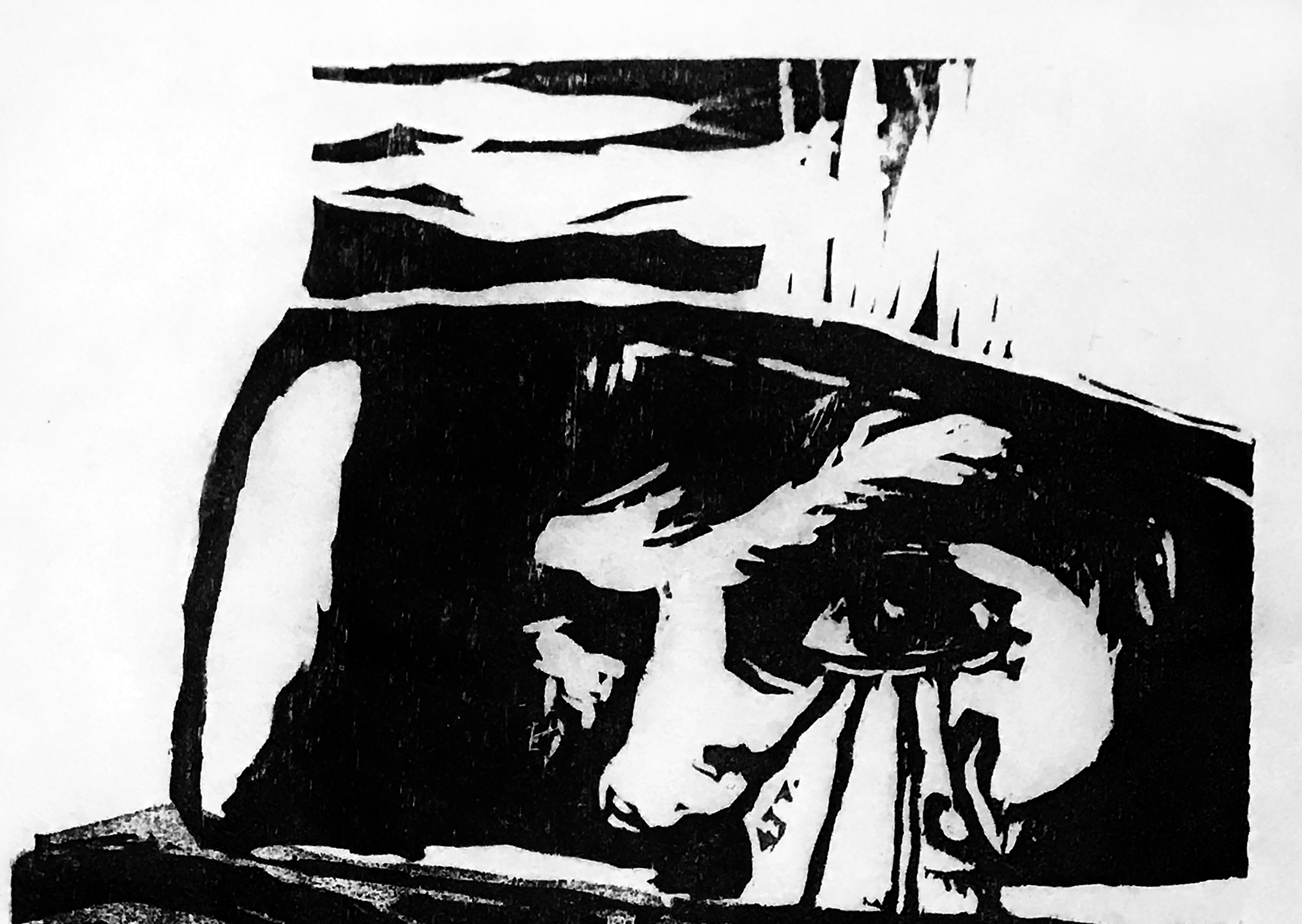 xilografía: Ricardo Rodríguez Chaves