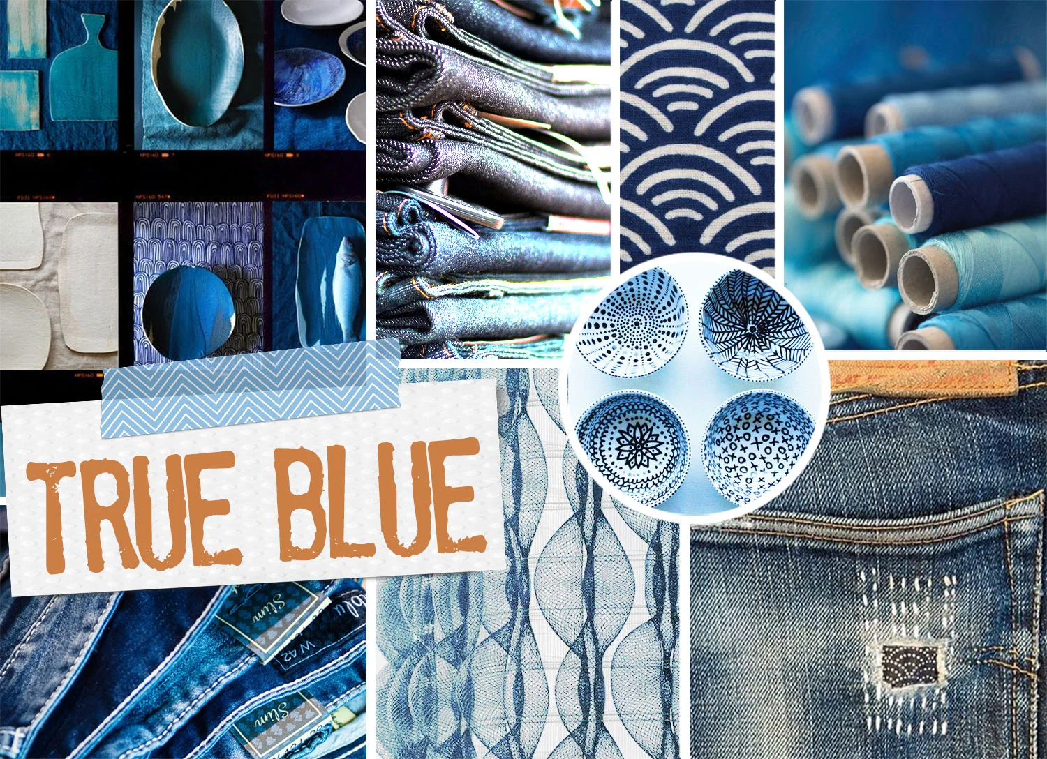 True Blue — Zen Chic modern fabrics and quilt patterns