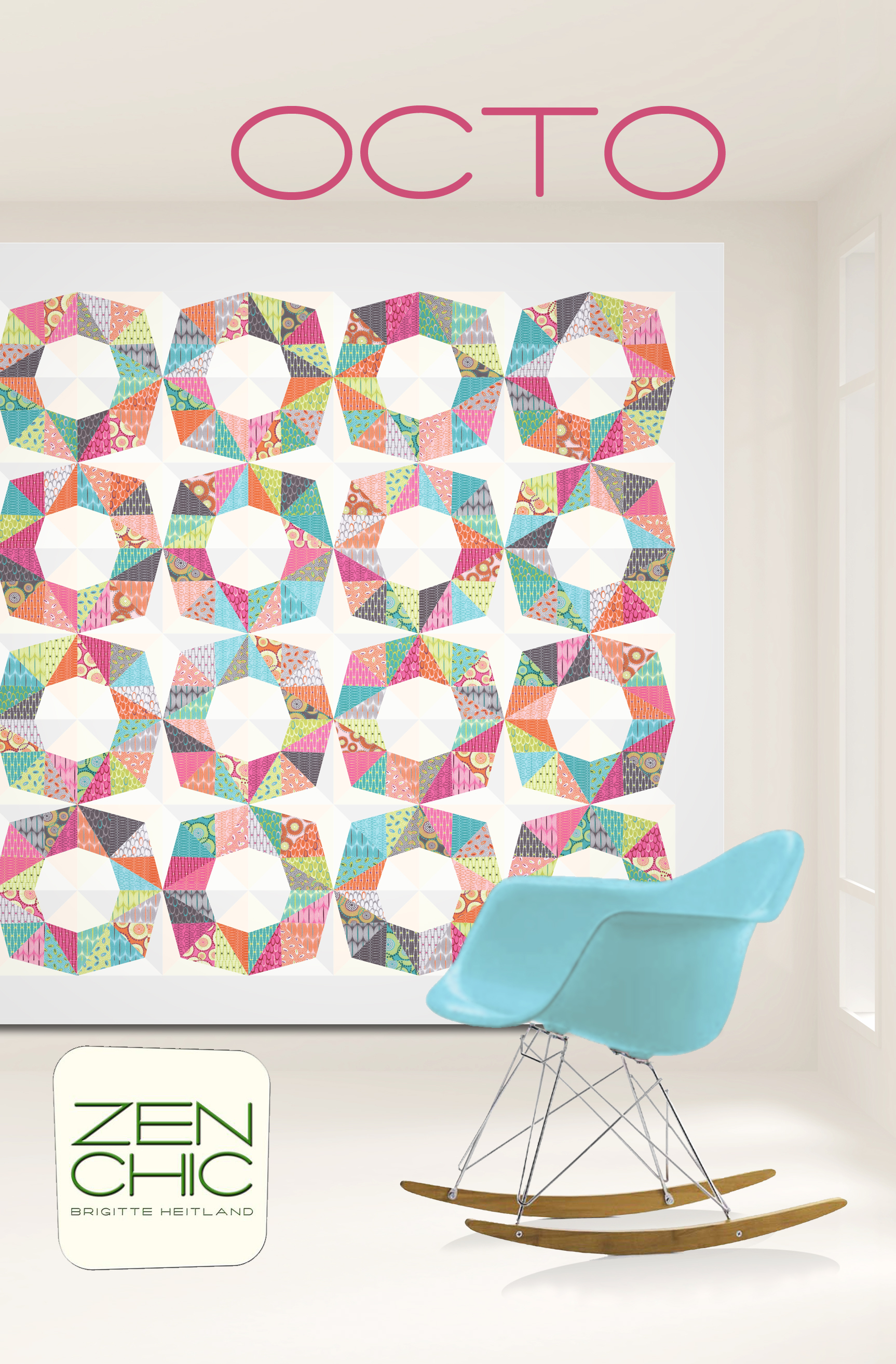 Octo-paperpiecing-template