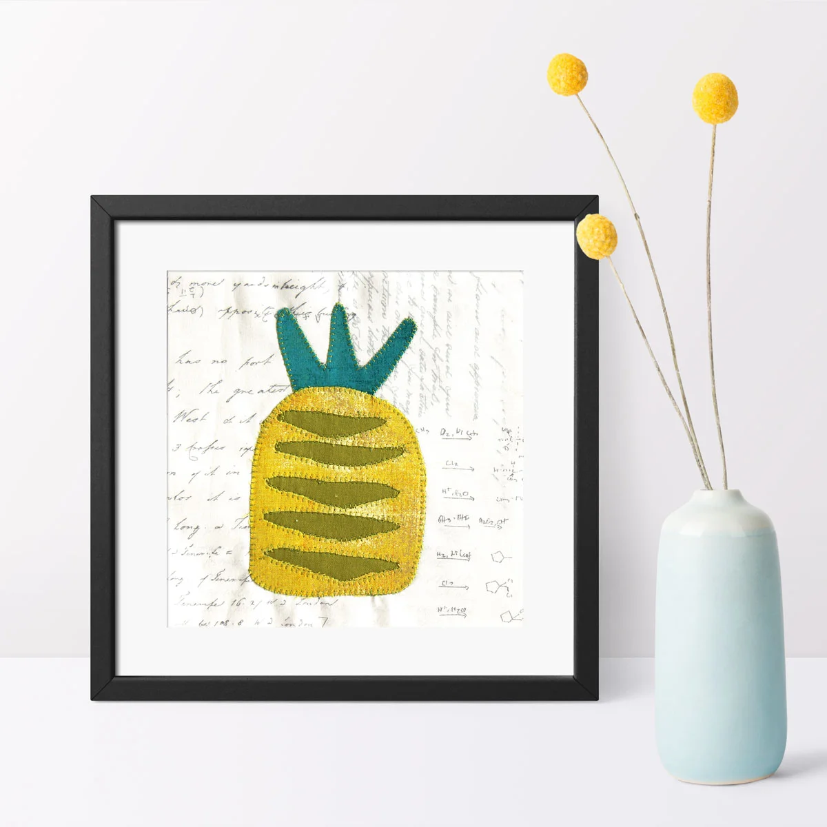 Free quilt along Blockheads 2018, Block 8: Pineapple Fabrics used in the block are from Moda, Basic Grey GRUNGE and Zen Chic PAPER