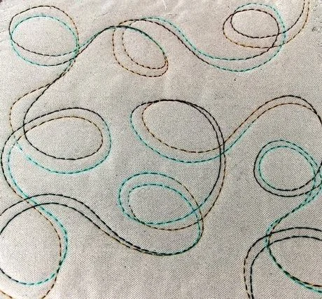 Variegated thread example