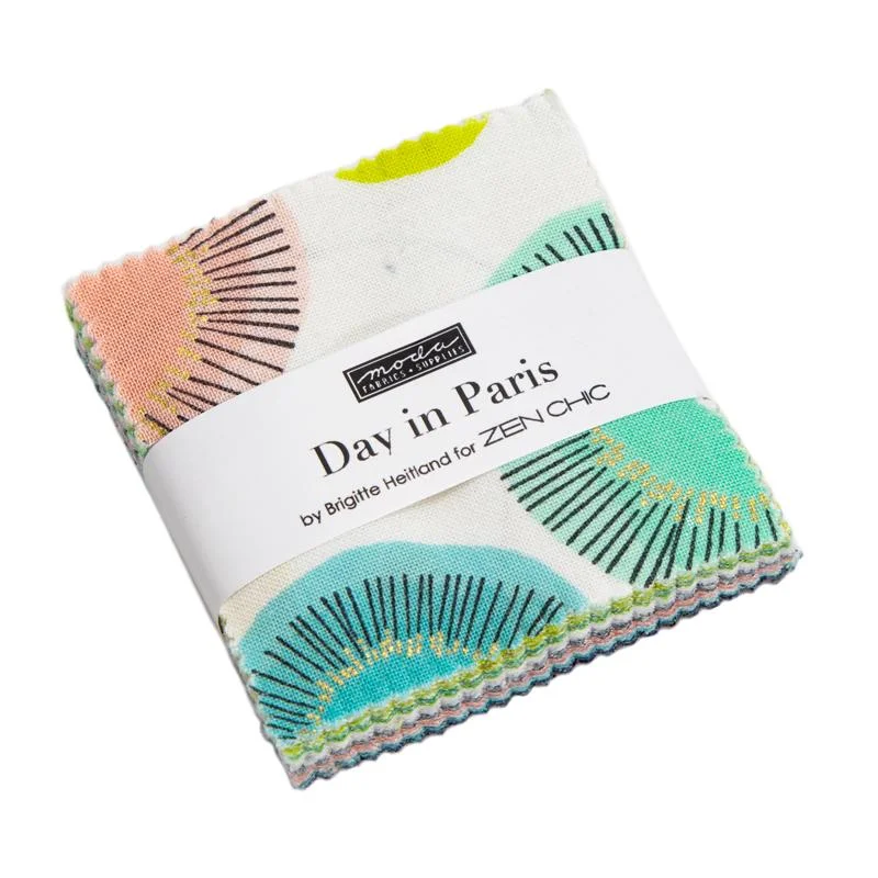 Minicharm Pack Day in Paris by Zen Chic for Moda