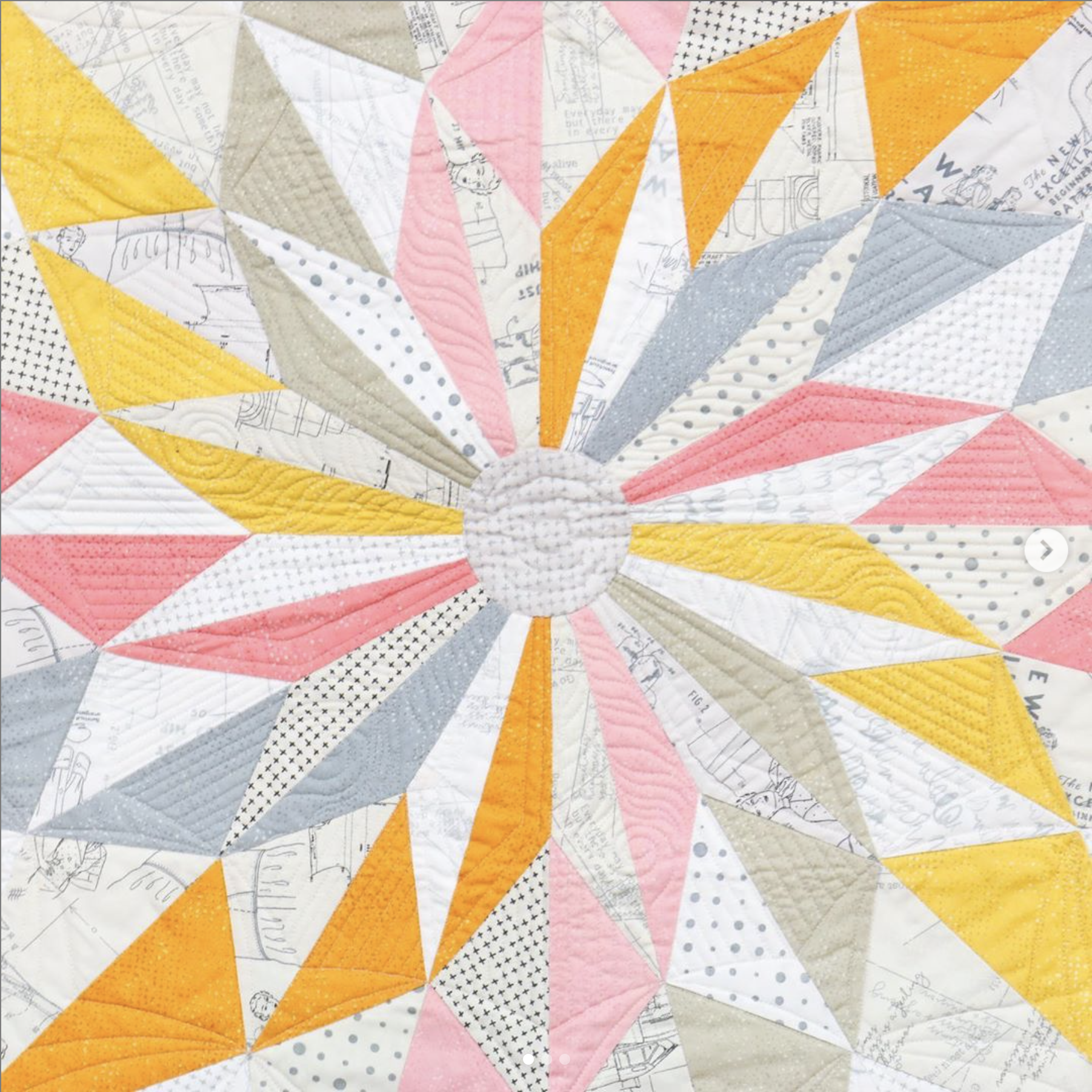 Zen Chic’s Winter Star quilt was an exclusive project done for Rhinetex.