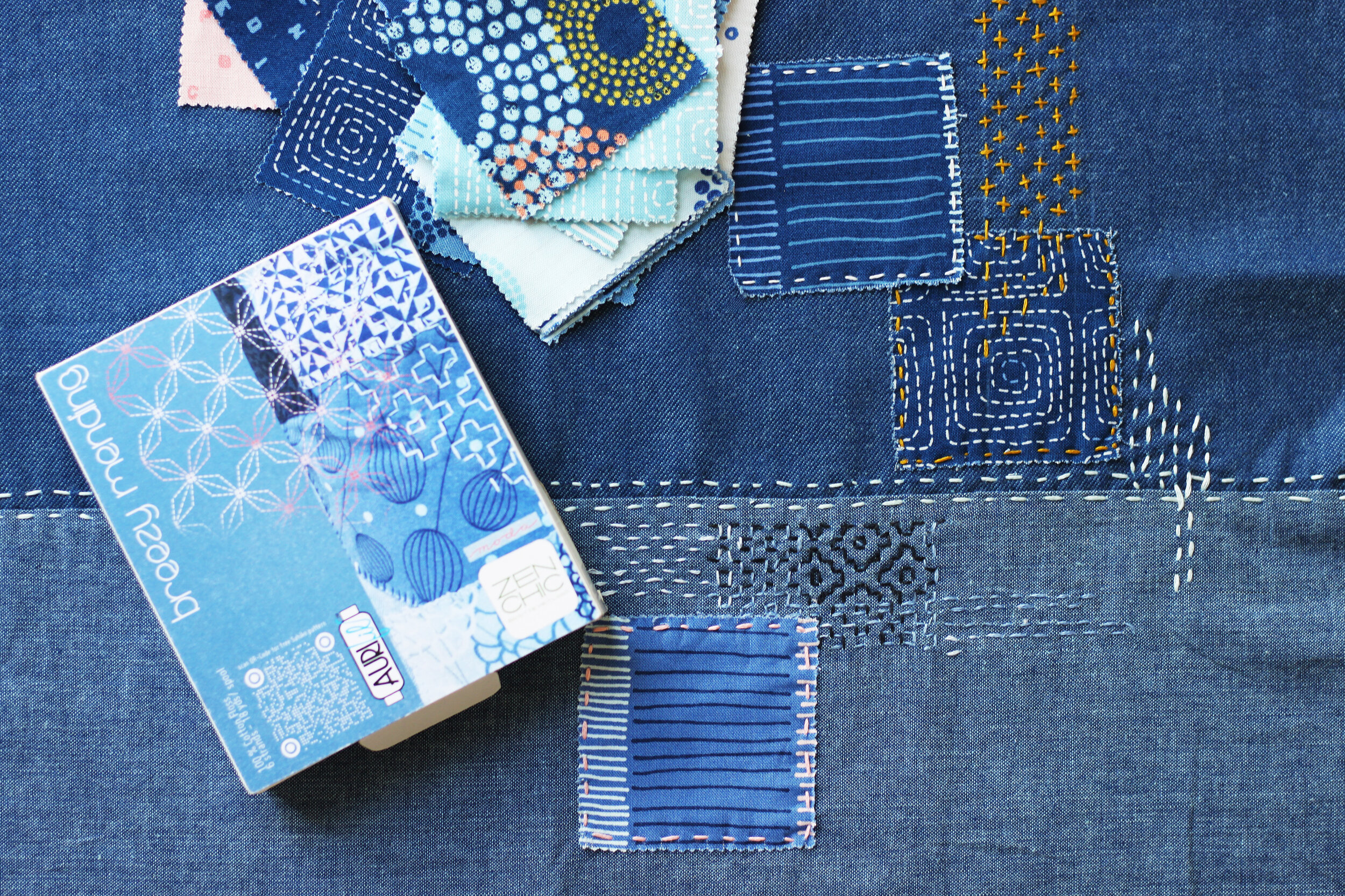 How to Do Sashiko Denim Mending