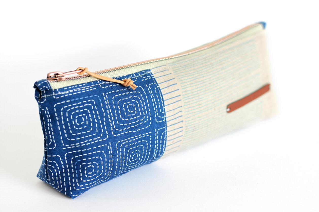 Pixie Cotton Canvas Pencil Pouch