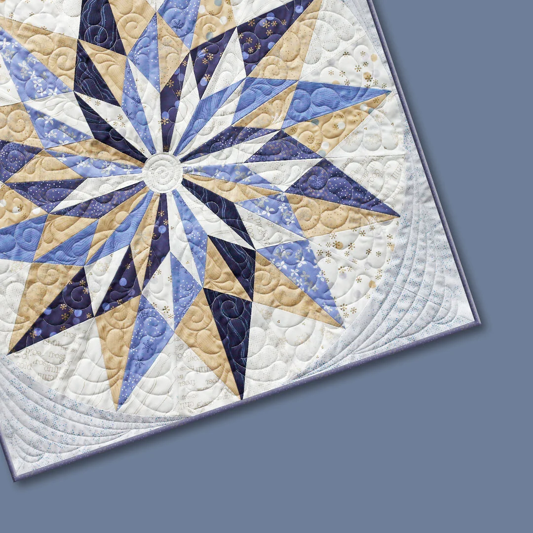 Winter Star Pattern Zen Chic Winter Star Pattern Featuring Chill and Block 26, Blockheads 2020